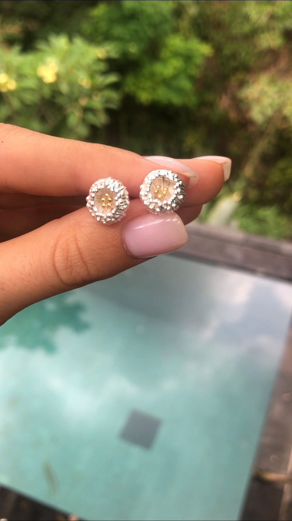 Peony Stud Earrings