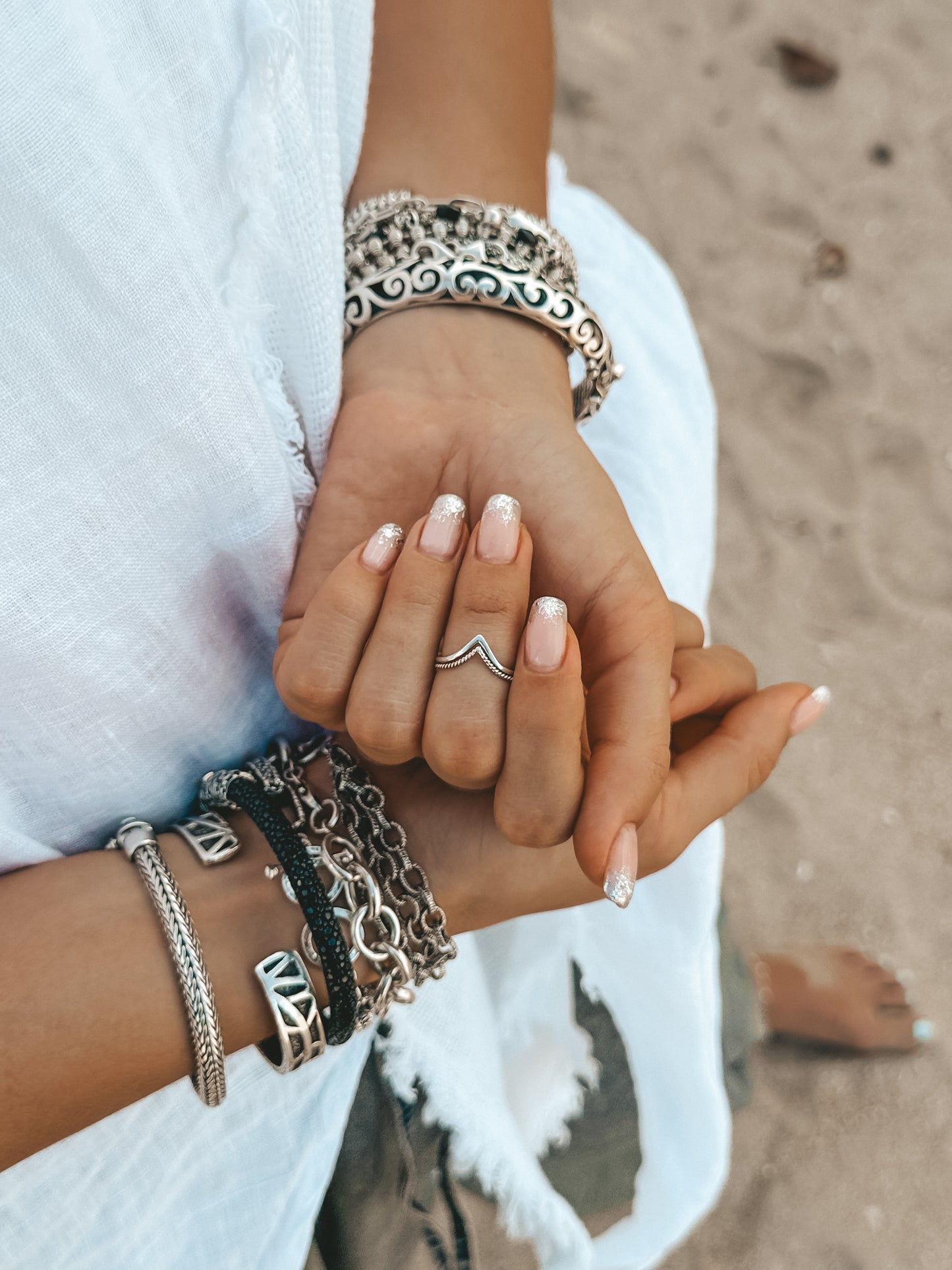 Double Bird Phalanx/ Pinky Ring