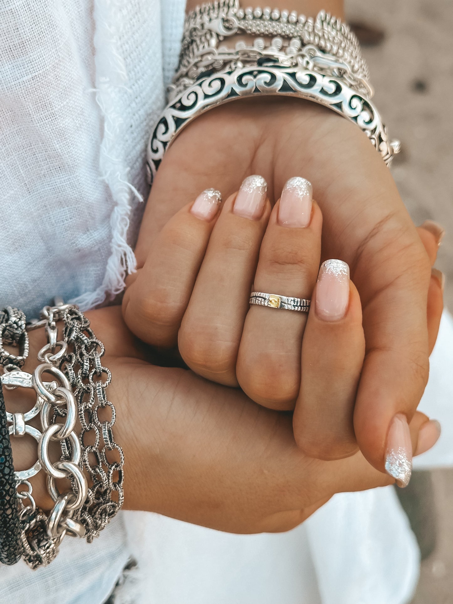 Moon Path Night Ring