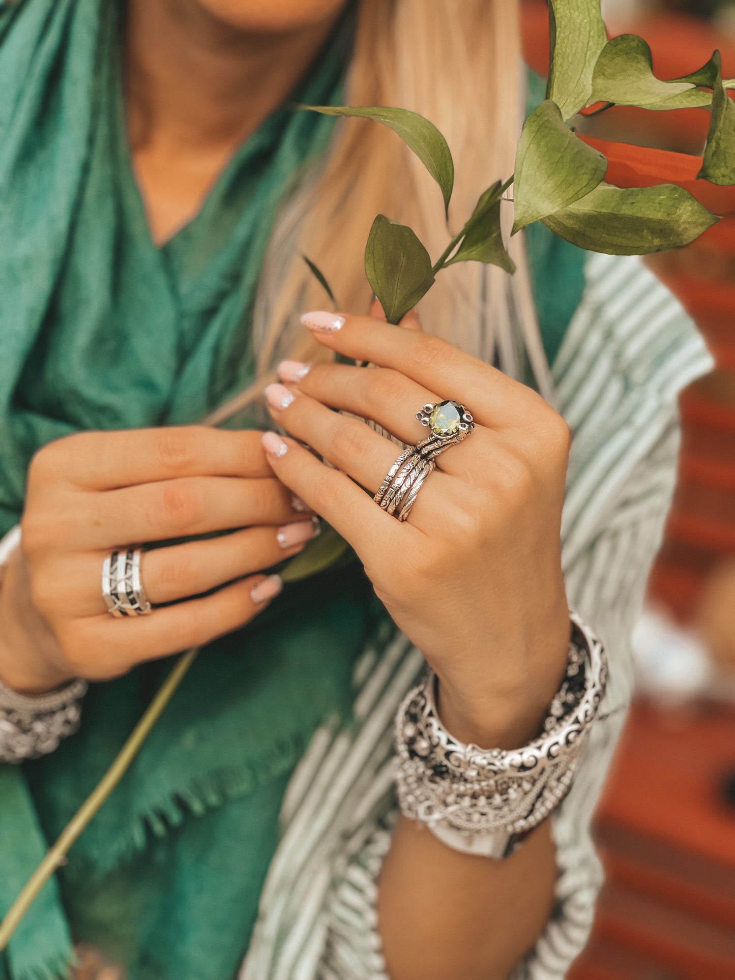 4 Sides of the World Ring set