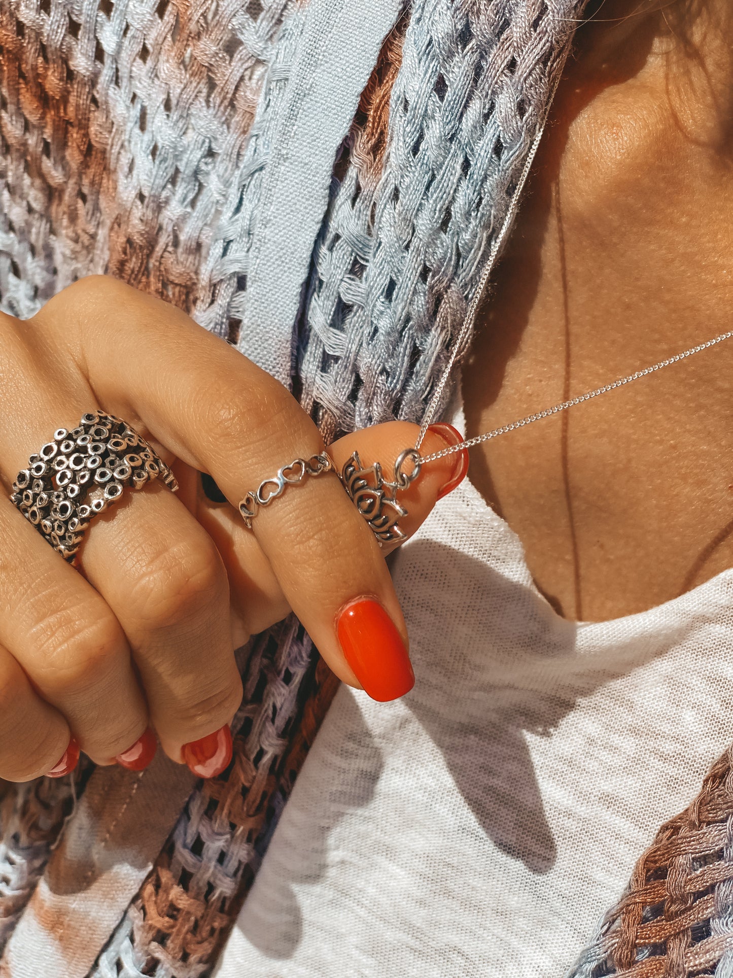 Hearts Phalanx/Pinky Ring