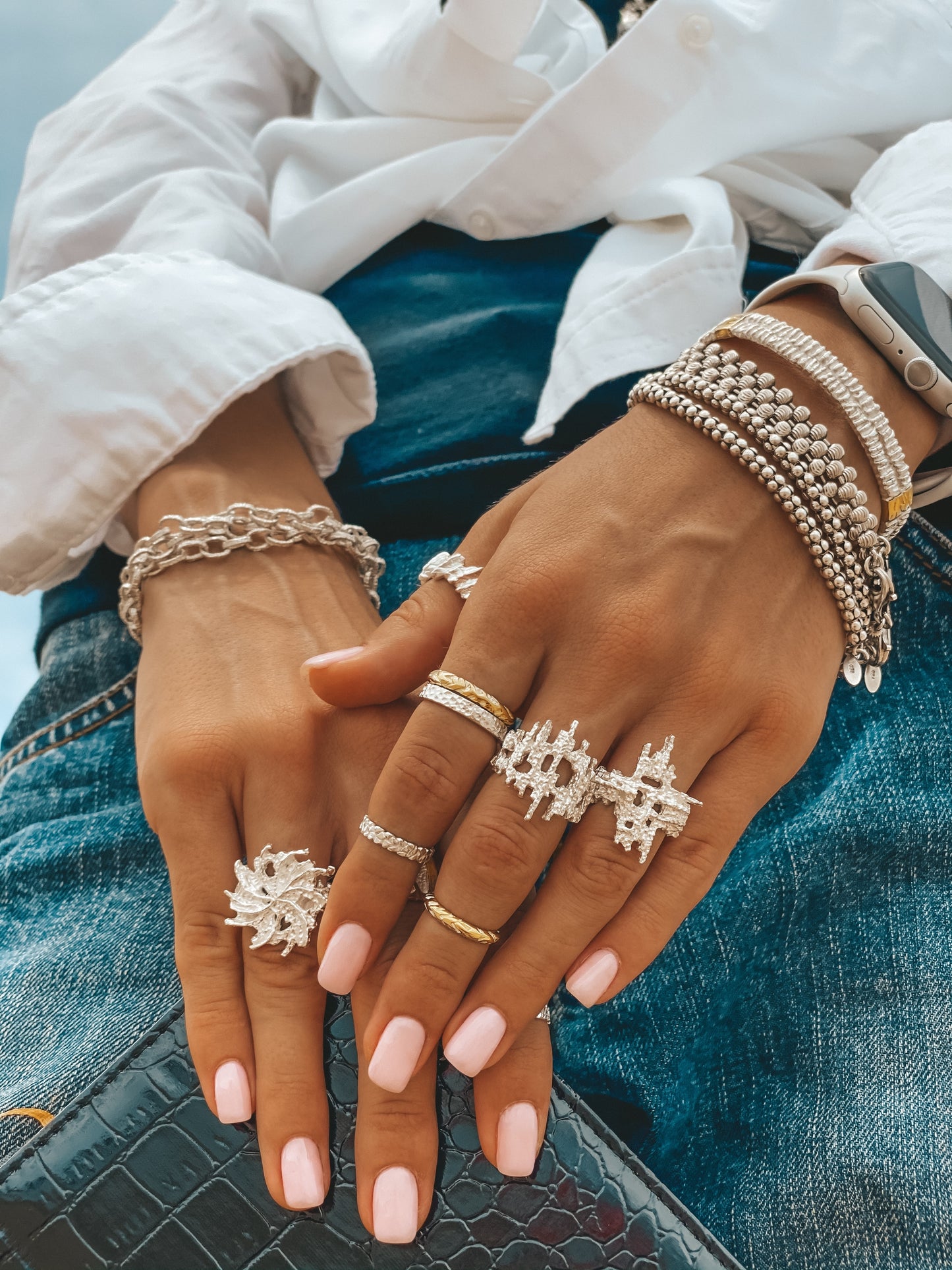 Karang  White Reef Ring